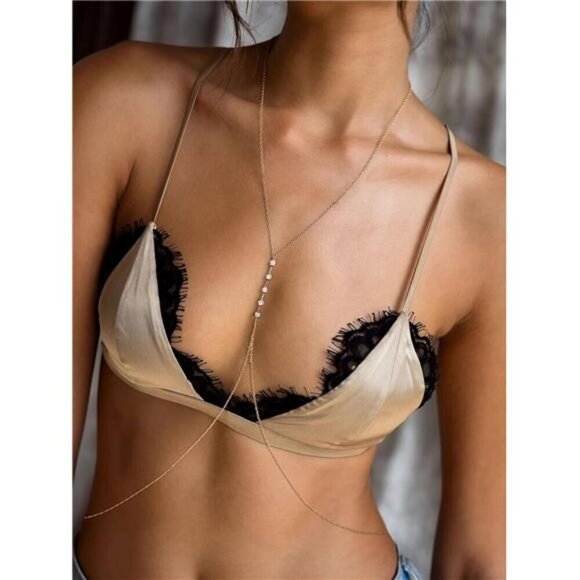 14K Gold Sexy Body Chains for Women, Waist Chain Beach Jewelry, Chain Belts for - Picture 5 of 8